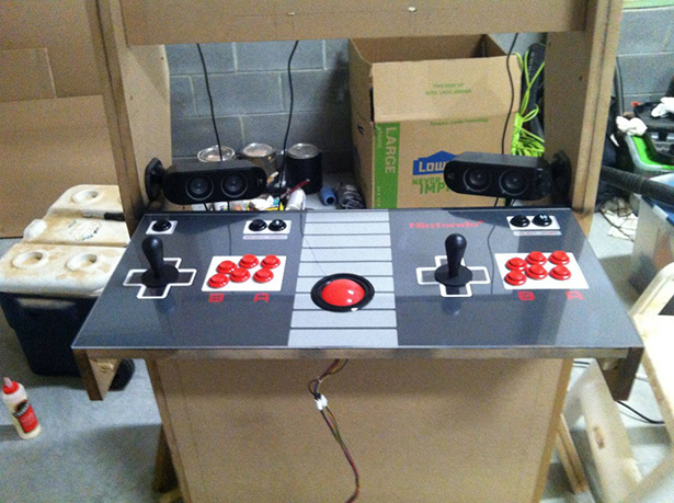 Bro builds incredible Nintendo arcade game
