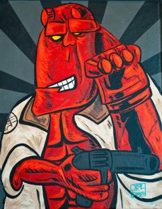 Your favorite superheroes as picasso paintings