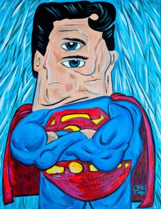 Your favorite superheroes as picasso paintings