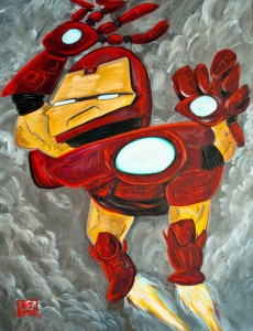 Your favorite superheroes as picasso paintings