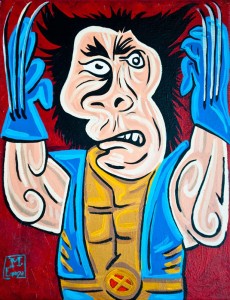 Your favorite superheroes as picasso paintings
