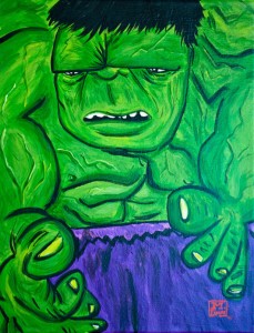 Your favorite superheroes as picasso paintings