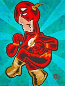 Your favorite superheroes as picasso paintings