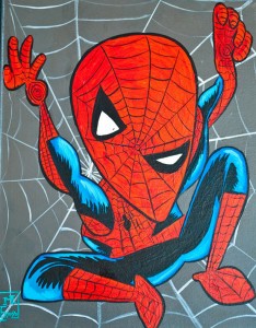 Your favorite superheroes as picasso paintings