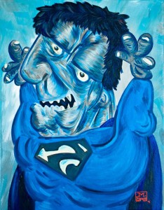 Your favorite superheroes as picasso paintings