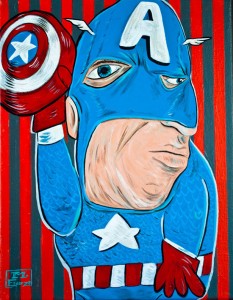 Your favorite superheroes as picasso paintings