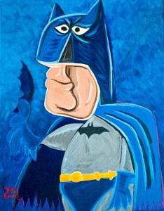 Your favorite superheroes as picasso paintings