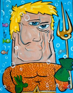 Your favorite superheroes as picasso paintings